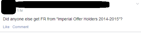 As will these. Club promoters imitating official pages/groups to promote their shitty nights.