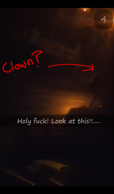 Rather than ringing 999, this resident thought it would be better to use snapchat