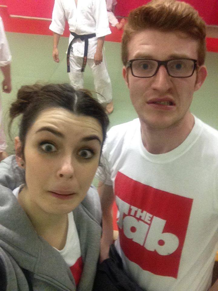 Standard Tab selfie