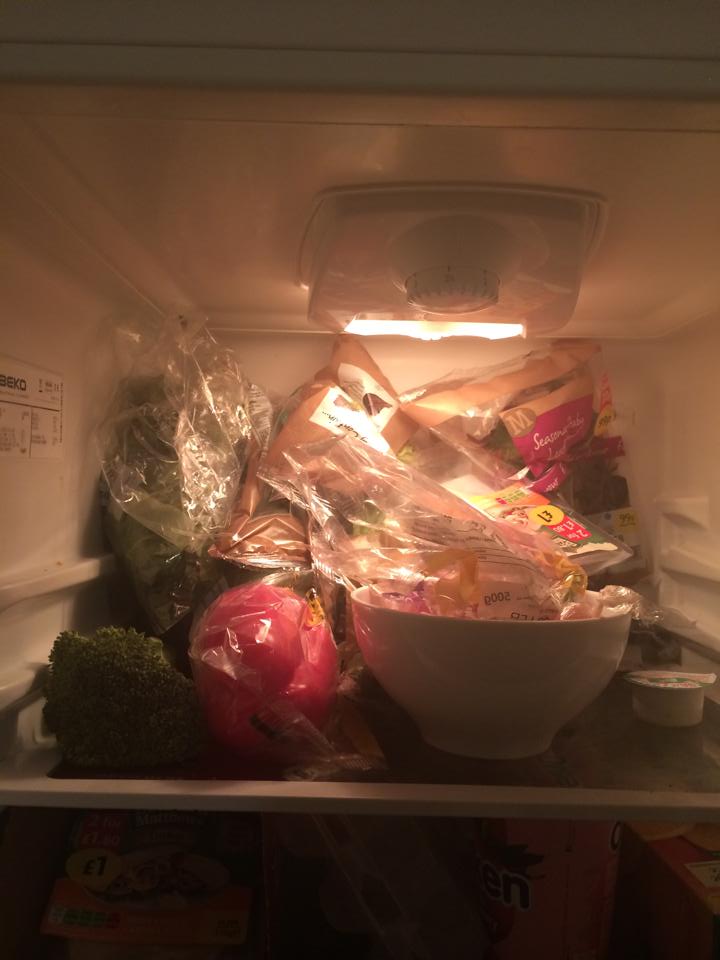 A vegan fridge