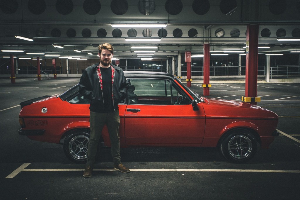 Mike with the car