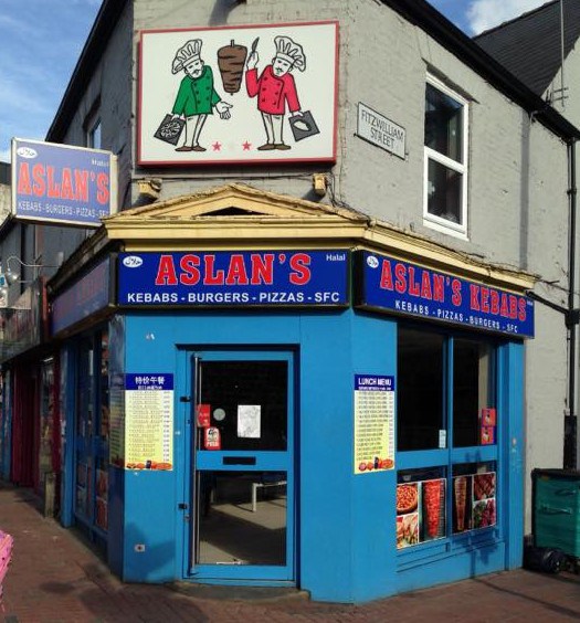 Happier times: Aslan's before it closed