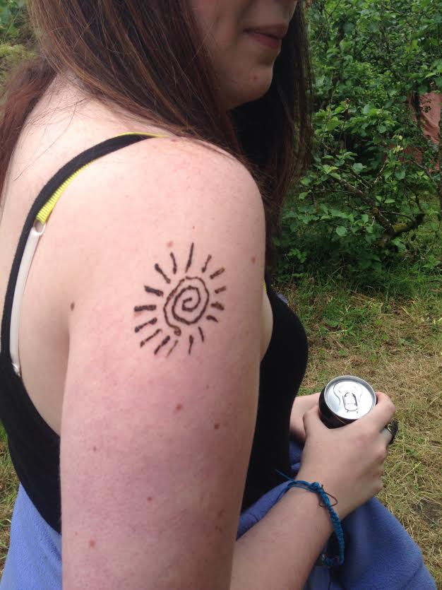 It might only be henna but I seriously felt I was part of the tribe