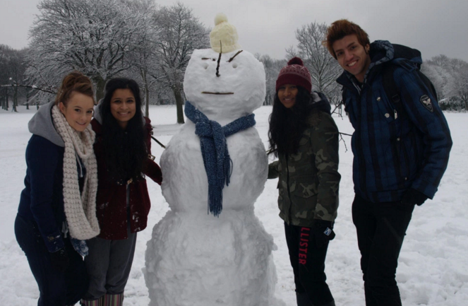 So much snow