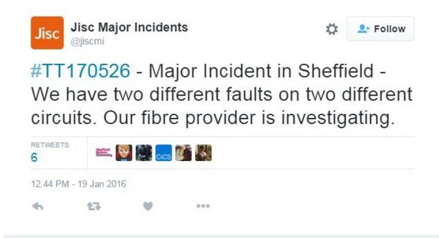 It was described as a major incident