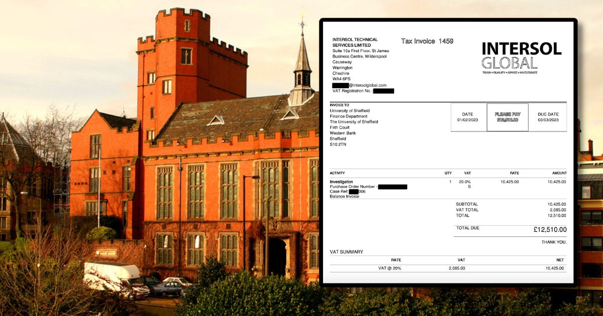 University of Sheffield paid private investigators £40,000 to look into student occupations - Vimarsana News