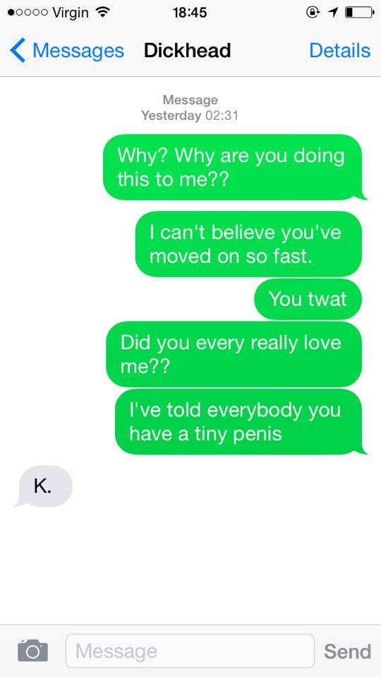 The dreaded "K.": Don't hanker for a DMC after [W]elly at 3 am 