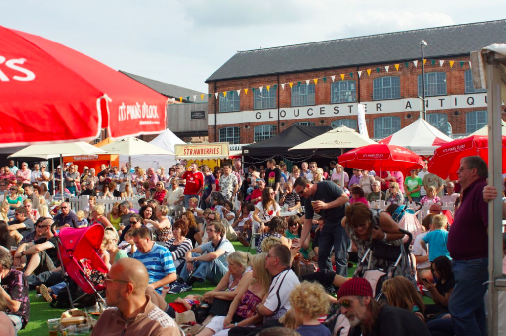 What's not to love? Gloucester guys and gals enjoying life