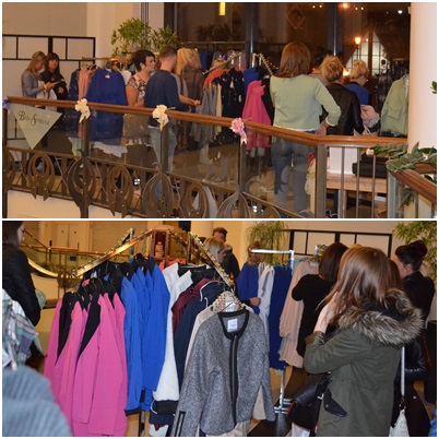 Photos from the pop up boutique
