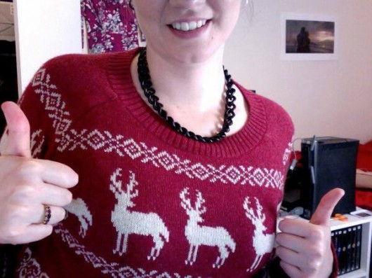 Some people are loving Christmas jumpers!