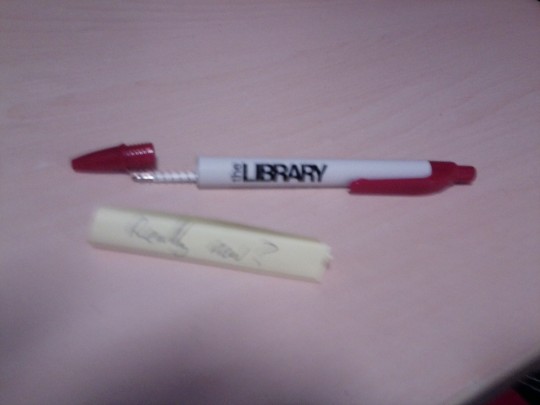 The pen is mightier than a sword, since a sword can't help you write exams.