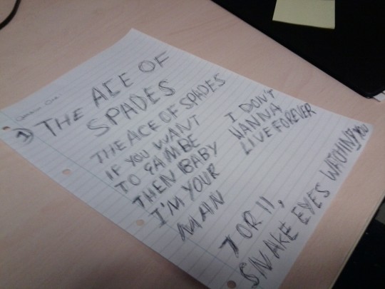 It is very important that you don't mix up your tapes.