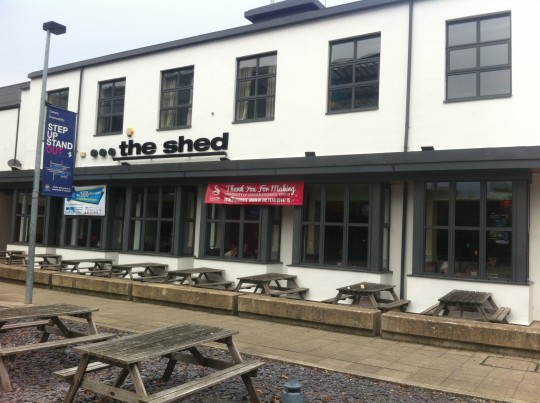 The Shed on the university campus