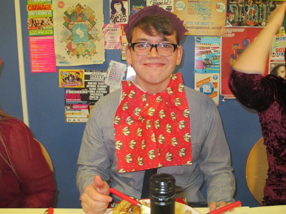 A festive eager-beaver