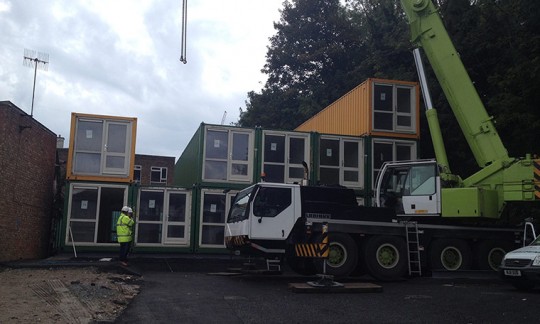 The site makes use of what would otherwise be a scrap yard