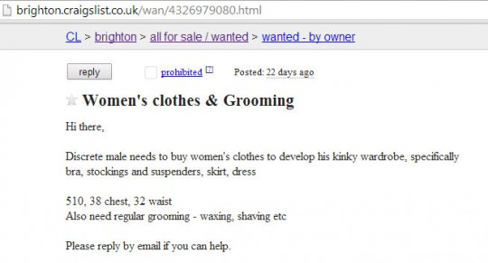 Brighton craigslist personals