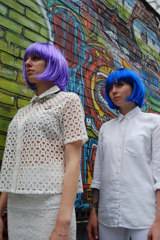 Helena and Katya wear: as before.