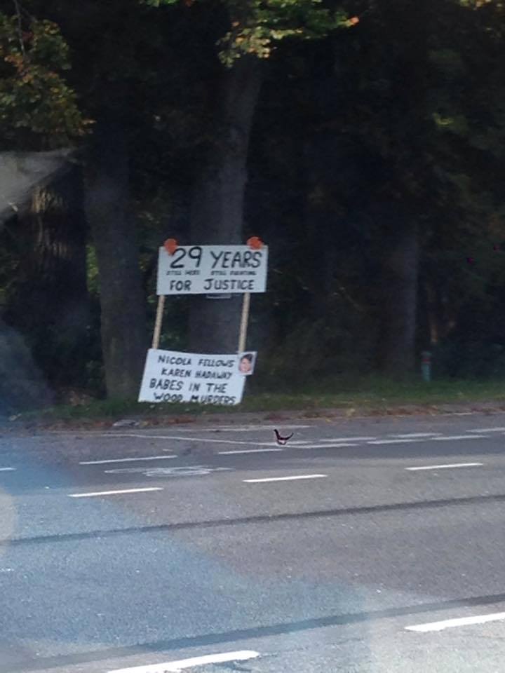 The sign just outside campus