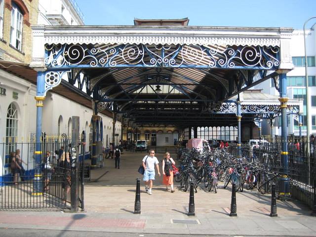 The train station, near where it happened