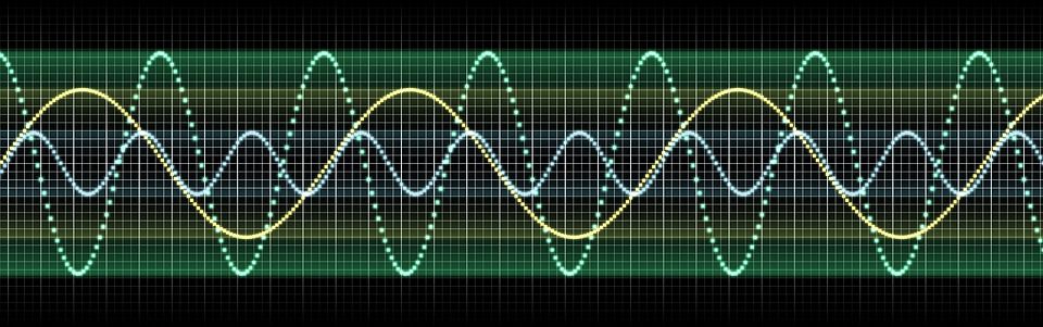 Image may contain: Oscilloscope