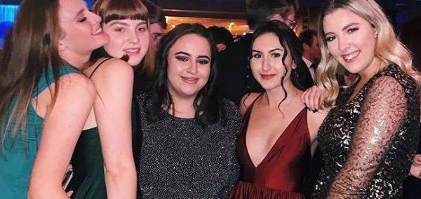 Image may contain: People, Party, Blonde, Girl, Woman, Child, Kid, Teen, Female, Dating, Face, Night Life, Person, Human