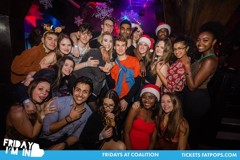 Image may contain: Smile, Night Club, Club, Face, Night Life, Person, Human, Party