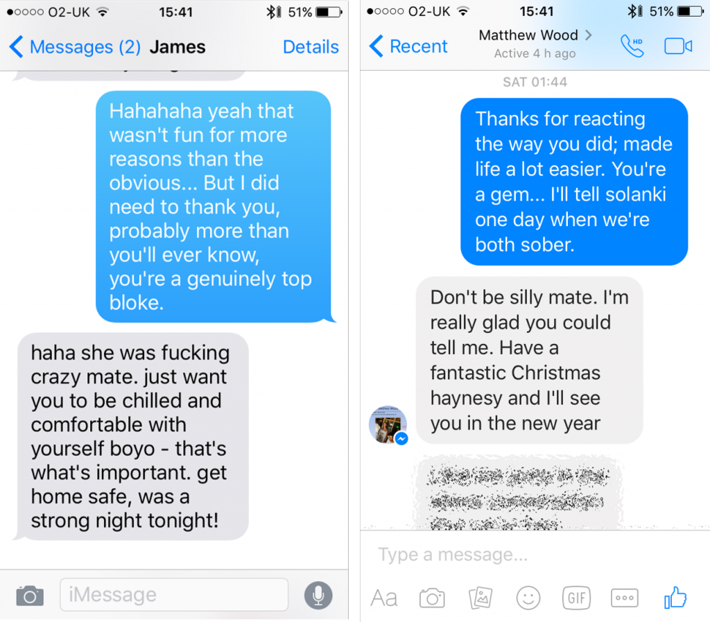 10/10 Support from the ~lads~