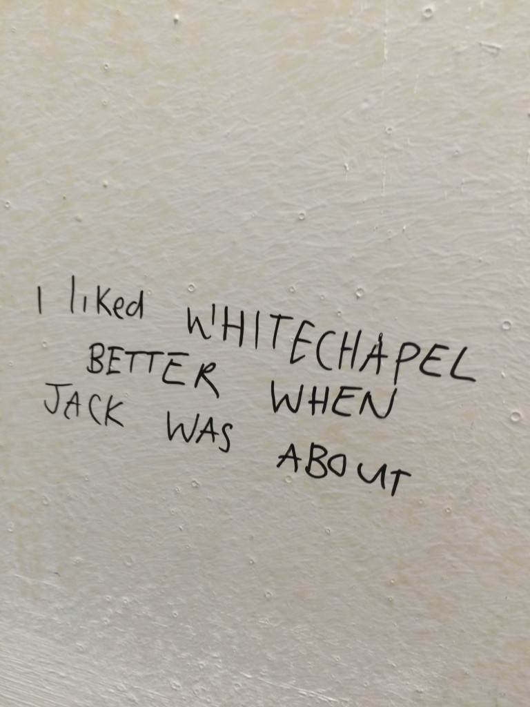 Even their graffiti had more character than ours.