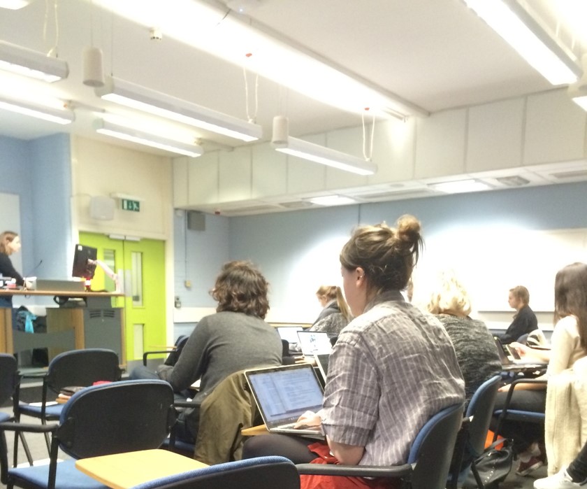 Tap, Tap, Tap - how many laptops can you spot in this crap quality photo?