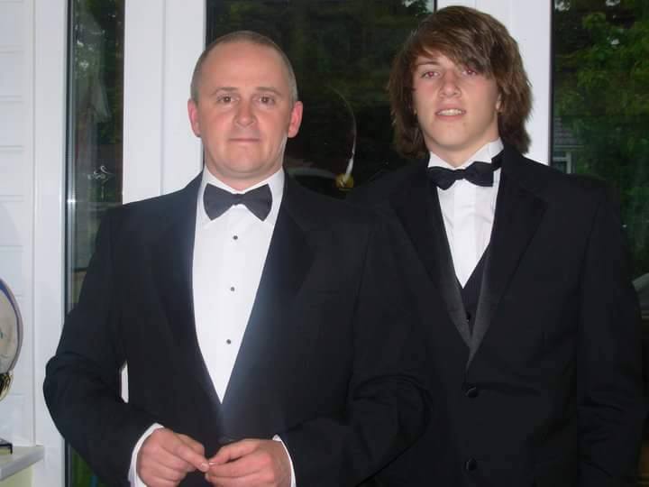 Me and my proudly Welsh Dad