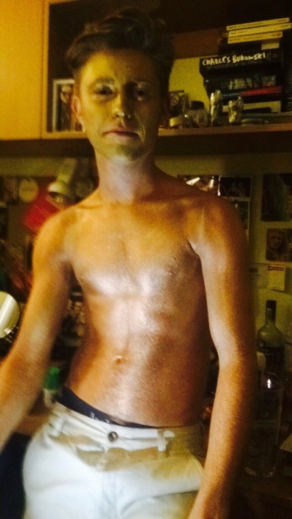 Looking like Edward Cullen thanks to John Smith’s Golden Ale's event