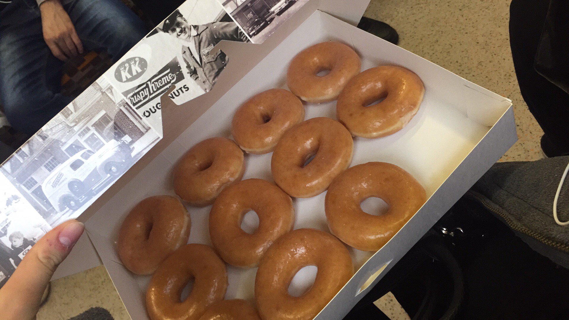 Stop what you're doing Krispy Kreme are giving out free boxes of