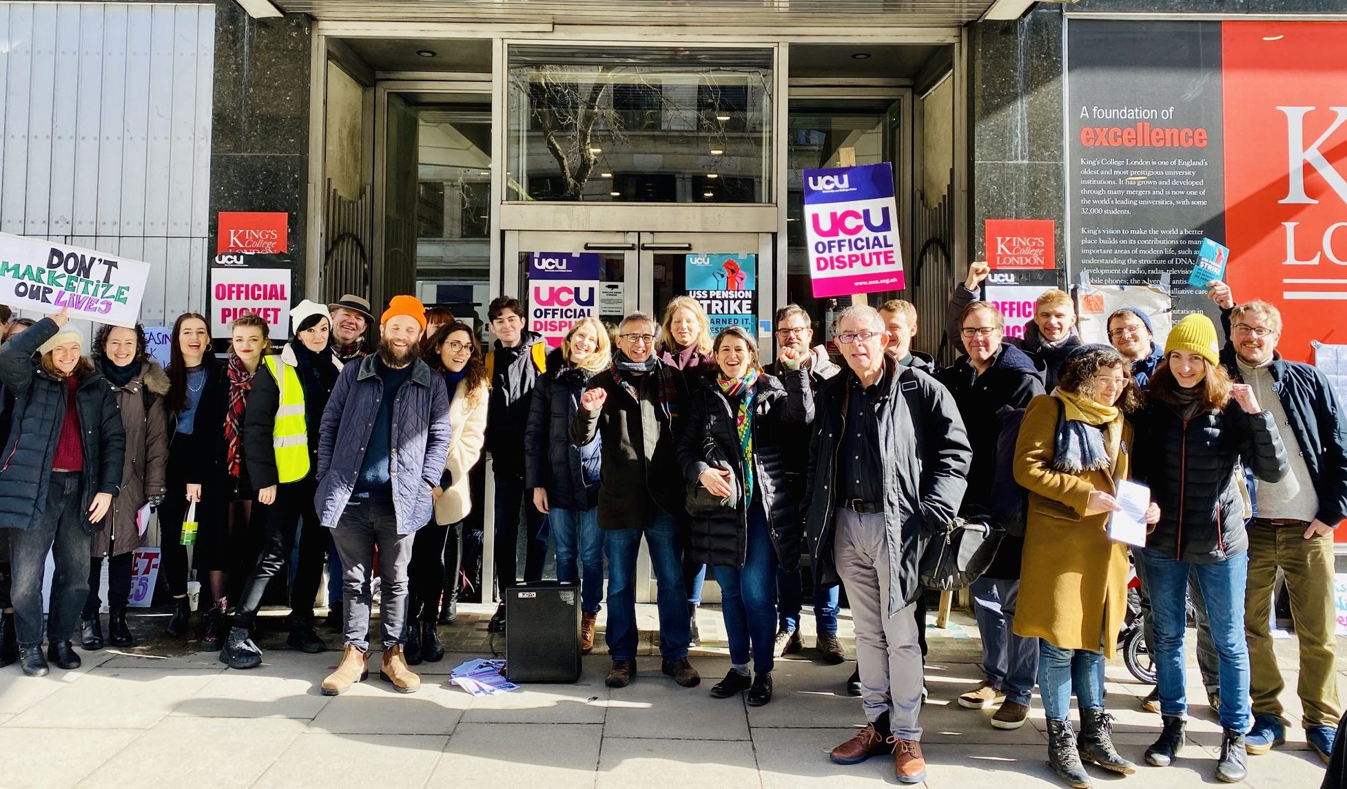 I asked people on the Strand pickets for their coolest UCU Strike anecdotes