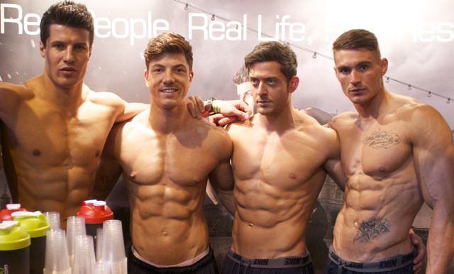 These models were all firemen and primary school teachers!