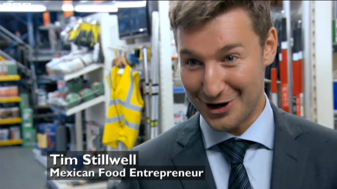 Tim has to wait half an hour for his big piece to camera
