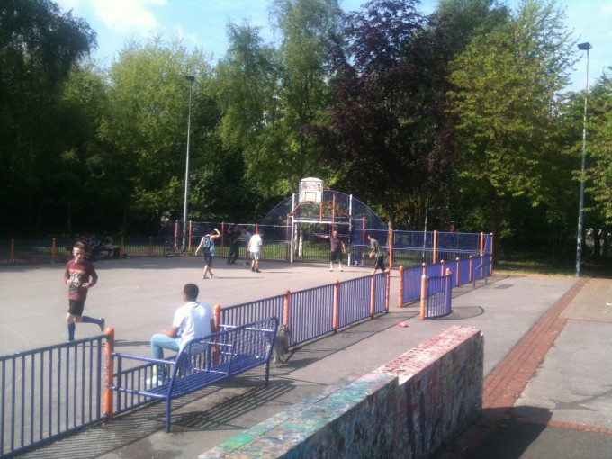 Ballers enjoying the sun