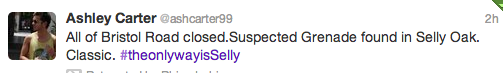 One concerned student tweets his concern