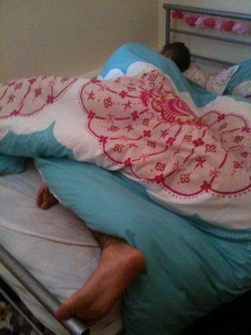 Spenny passed out shortly after