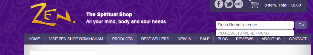 Product no longer on sale