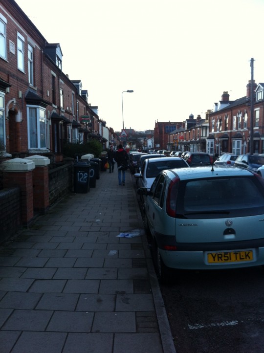 The street on which the remaining students were held at knifepoint