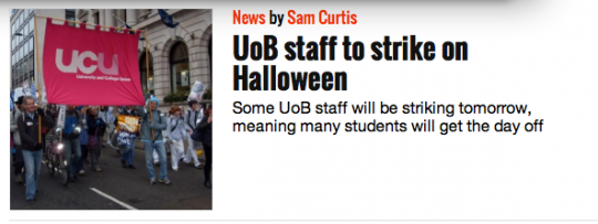 Halloween strike