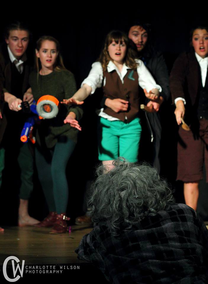 Gandalf delivers his infamous line: 'Run, you fools!'
