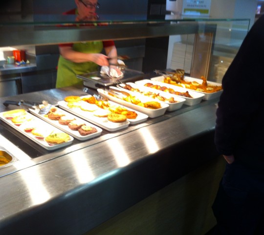Universities like Birmingham (pictured) have been serving unlabelled Halal