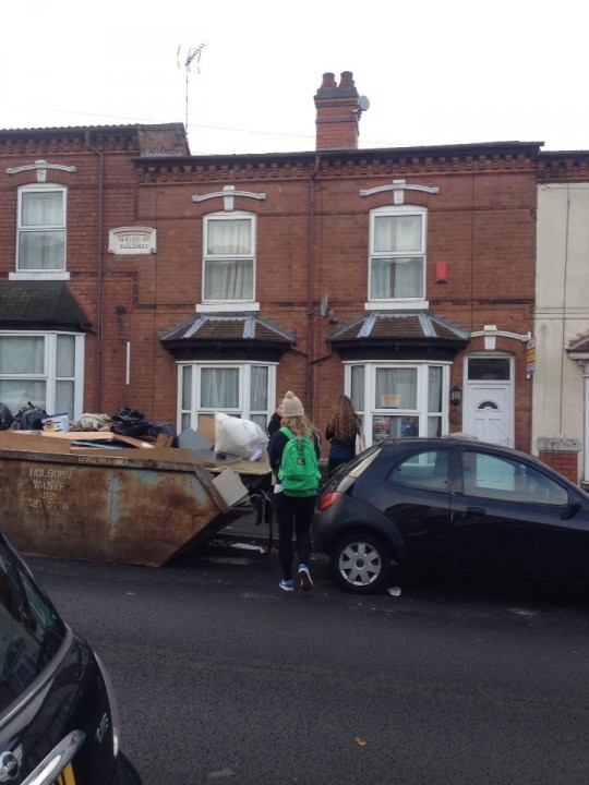 Typical houses in Selly Oak which are available for freshers to rent.