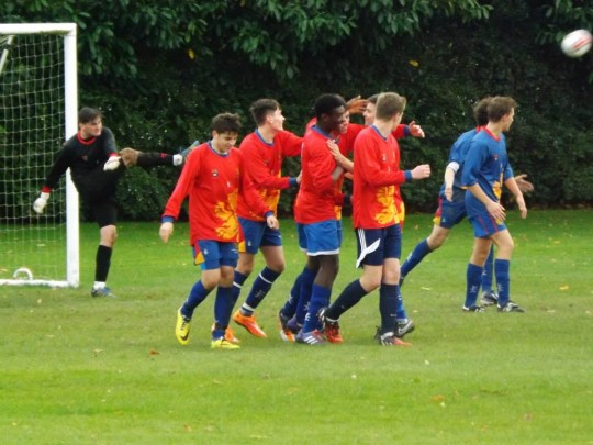 Jubilant celebrations as Richards finds the net