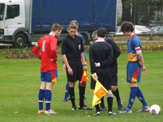 The two captains face off