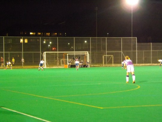 Short corner in the dying seconds