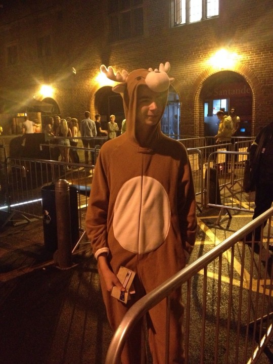 Chris claimed at first to study 'Moose' but he's actually a Zoology student!