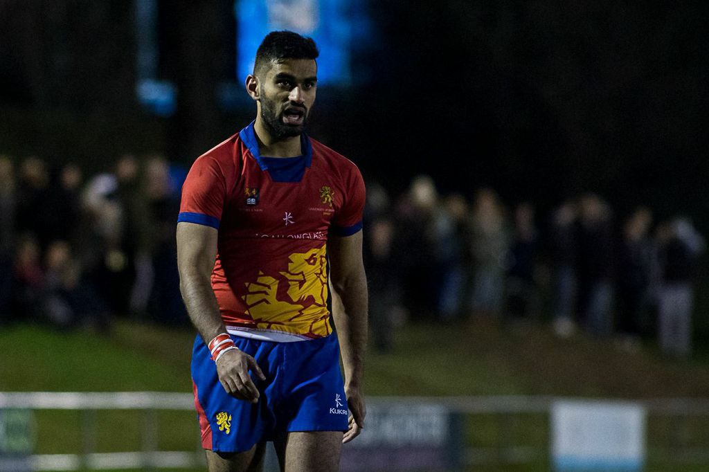 Amesh Ahir strutting his stuff