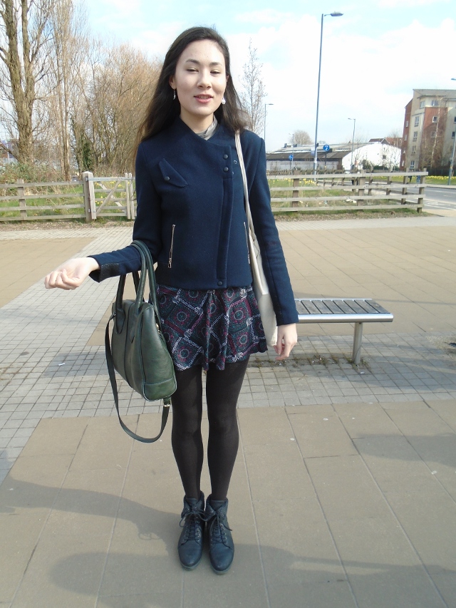 Sabrina Parker, modern languages, Zara coat